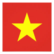 Vietnam flaggainbjudan