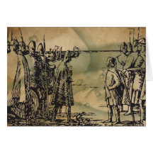 Viking Heimskringla Ormen Lange hälsningkort