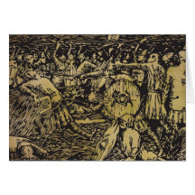 Viking Heimskringla Visund hälsningkort