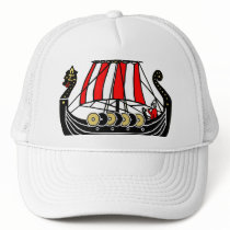 Viking lång Ship för Vikings Trucker Keps