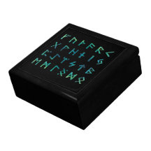 Viking runor boxas smyckeskrin