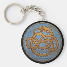 Viking skyddar Keychain - Jörmungandr Nyckel Ringar