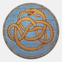 Viking skyddar klistermärken - Jörmungandr
