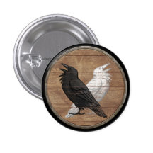 Viking skyddar knäppas - Odins Ravens Pins