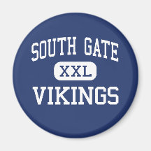 Vikings för södra grind mellersta södra grind magnet för kylskåp