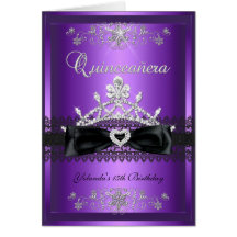 Vikt Tiara för glitter för kortQuinceanera lilor
