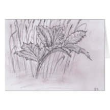 Vildblomma Hälsnings Kort