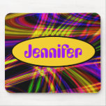 Vildneon Psychedelic Mousepad Mus Matta
