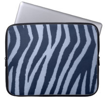 Vildzebra tryckDenim Datorskydds Fodral