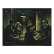 Vincent Van Gogh - potatiseatersna Fotontryck