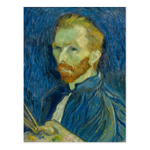 Vincent Van Gogh självporträtt Vykort