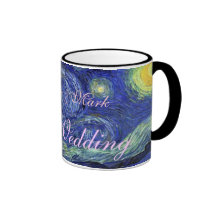 Vincent Van Gogh Starry natt Kaffe Koppar