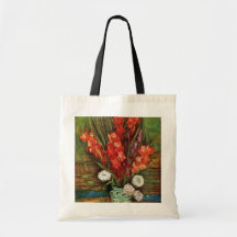 Vincent Van Gogh - vas med röda Gladioli Kassar