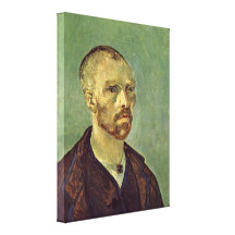 Vincent Willem Van Gogh - självporträtt Sträckta Kanvas Tryck