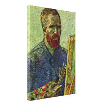 Vincent Willem Van Gogh - självporträtt Sträckta Canvas Tryck