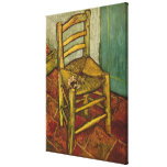 Vincents Van Gogh "Vans Gogh stol" (1889) Kanvasdukar Med Gallerikvalitet