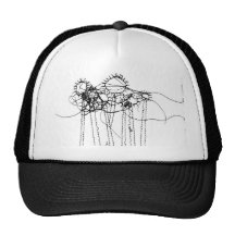 Vind och blommahatt trucker kepsar