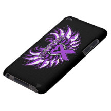 Vingar för Fibromyalgiamedvetenhethjärta Barely There iPod Case