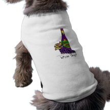 Vinhund! - Älsklings- bekläda Djur Tee Shirt