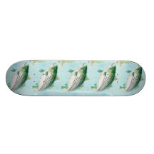 Vinnande konstverk av E. Vance, klass 8 Skate Deck