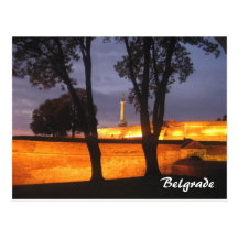 vinnare för vykortBelgrade monument