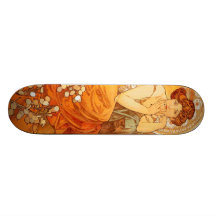 Vintage Alfons M. Mucha Anpassningsbara Skateboard