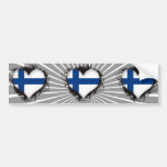 Vintage älskar jag Finland Bildekaler