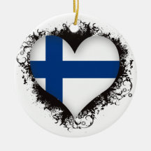 Vintage älskar jag Finland Julgranskula