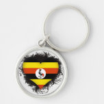 Vintage älskar jag Uganda Nyckelringar
