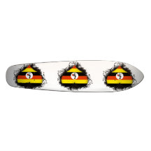 Vintage älskar jag Uganda Skate Deck