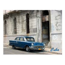 vintage cuba vykort
