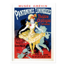 Vintage filmar historieart nouveau vykort