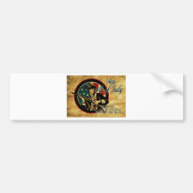 Vintage för flagga för amerikanrevolutionsoldat bildekal