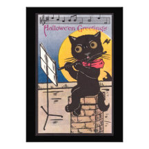 Vintage Halloween Anpassade Inbjudan