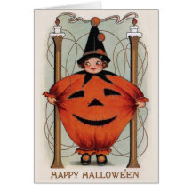 Vintage Halloween Kort