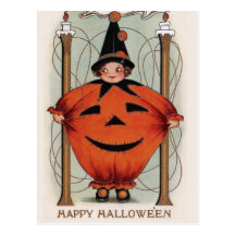 Vintage Halloween Vykort