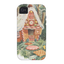 Vintage Hansel och Gretel; Häxa hus av godisen