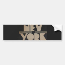 Vintage New York reser Bildekaler