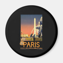 Vintage Paris Magneter