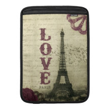 Vintage Paris Sleeves För MacBook Air