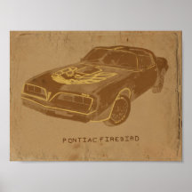 Vintage Pontiac Print