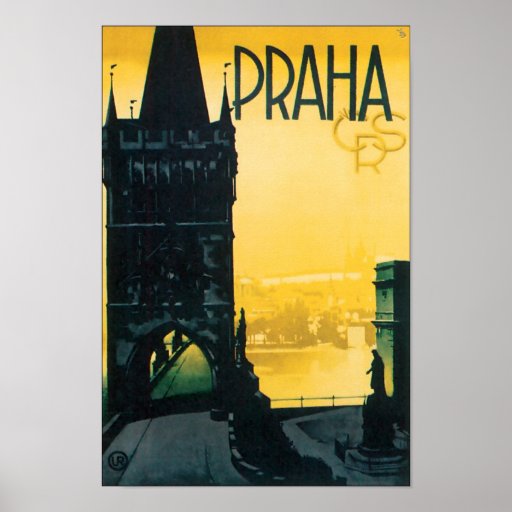 Vintage Prague (Praha) reser Posters