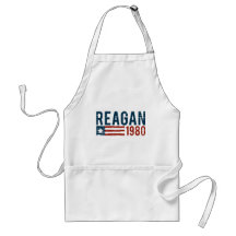 Vintage Reagan 1980 Förkläde