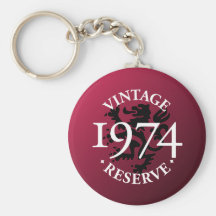 Vintage reserverar 1974 nyckel ring
