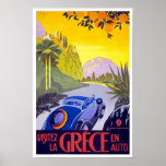 Vintage resoraffisch Grekland