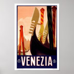 Vintage resoraffisch Venedig