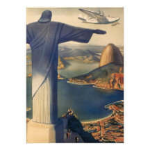 Vintage Rio de Janeiro, Kristus Redeemerstatyn Personliga Tillkännagivande
