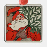 Vintage Santa Julgransdekorationer