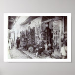 Vintage Tunisien Tunis Baazar 1900's Affisch