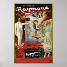 Vintage Underbaren Raymond & Företag Posters
